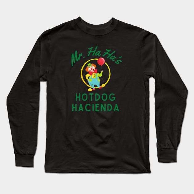 Hotdog Hacienda Distressed Long Sleeve T-Shirt by Yas R